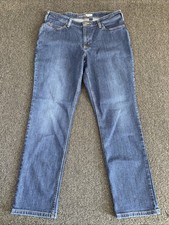 Carhartt Women  s Jeans Size 12 Reg Rugged Flex Blue Wash Straight Stretch Mid