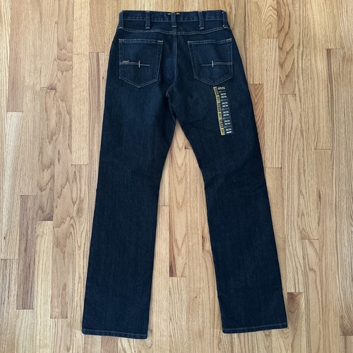 Ariat Jeans Mens 30x34 Rebar M5 dark Blue Denim Straight Leg  - Picture 10 of 12