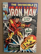 Iron Man #21 1970 Marvel Comics 1st Appearance Eddie March Crimson Dynamo MCU