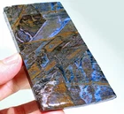 353Ct Blue Fire Golden Bi Color Pietersite Facet Rough Specimen Namibia YBDA160