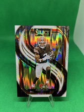 2024 Select Premier Level Jerry Jeudy #/199 White Shock Prizm Cleveland #169