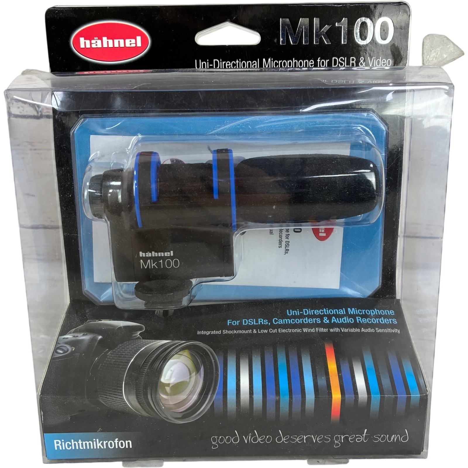 Hähnel Mk100 Uni-Directional Microphone for DSLR & Video Recording