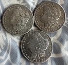 LOT OF 3 MORGAN SILVER DOLLARS 1896O 1899O AND 1901O