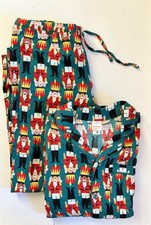 Hanna Andersson Unisex Nutcracker Flannel Pajama Set Sz M Holiday Xmas