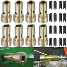 4 Pairs of Cat 1 Quick Hitch Adapter Bushings Set for Category I 3-Point Trac...