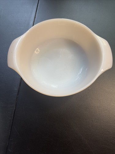 Anchor Hocking Fire King Round Dish W/ Lid 1 QT 435 Peach Luster Made In USA - Picture 3 of 8