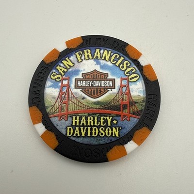 San Francisco California Harley-Davidson Poker Chip HH3