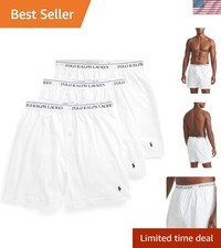 3-Pack Men's Classic Fit Boxers - Comfort  Convenience in Every Pair