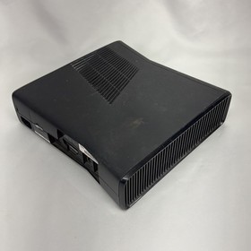 Xbox 360 S Slim Model 1439 Matte Black Console Only Tested  Works No Hard Drive