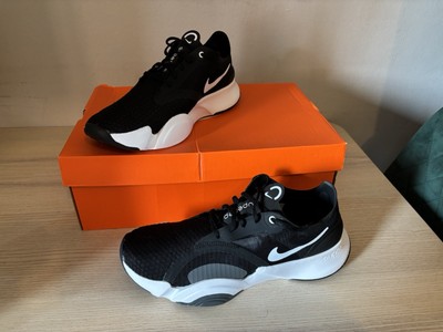 Nike Air SuperRep Go Gr. 43 Herren Laufen Fitness Sport Schwarz Weiß Sneaker