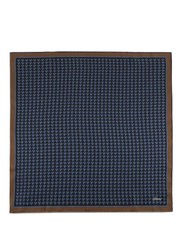 Brioni Mens Houndstooth Pocket Square