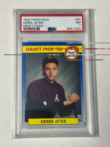 Derek Jeter RC 1992 Front Row Draft Picks #55 - PSA 7 NM