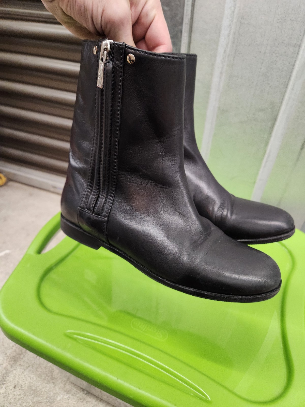 SAINT LAURENT Stivali in pelle Ysl