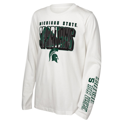Youth Michigan State Spartans In the Mix T-Shirt Combo Set - Imagen 3 de 5