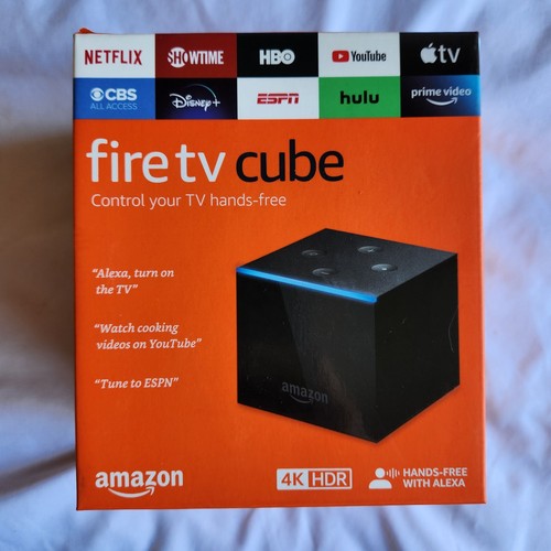 Amazon Fire TV Cube 4K Streaming Media Player Voice Remote Alexa A78V3N ...