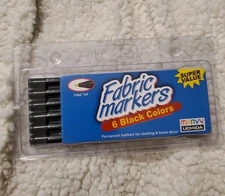 Marvy Uchida Fabric Marker Fine Point Black
