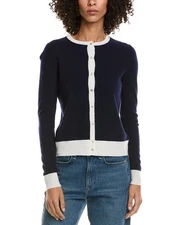 Incashmere Button Front Cashmere Cardigan Women's
