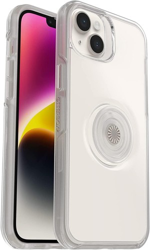 OtterBox + Pop Symmetry Series Slim Case 7.83" H x 4.29" L x 0.83" W, Clear