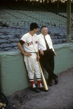 Boston Red Sox Rico Petrocelli Tom Yawkey 1967 Old Baseball Photo