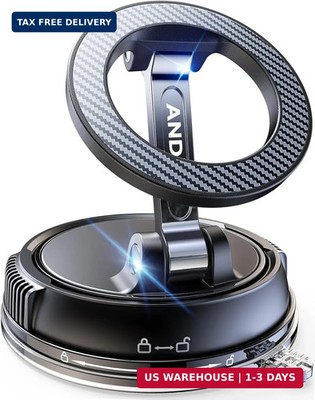 ANDERY Car Phone Holder for Magsafe [78+LBS Strongest Suction & 2400gf Strongest
