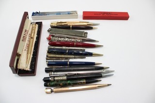 Lápices Mecánicos de Propulsión Incluye Vintage Parker Waterman Sheaffer En Caja
