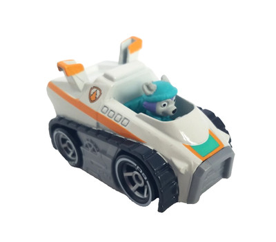 Paw Patrol Super Paws Everest Pup Vehicle True Metal Diecast 3'' Car Snowplow