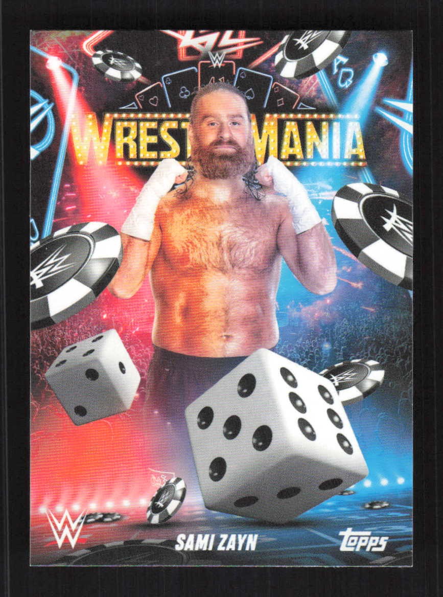 Sami Zayn 2025 Topps WWE Wrestlemania 41 Exclusive #WM-35 | eBay