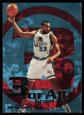 1999-00 SkyBox Dominion Grant Hill #196 BASKETBALL CARD Detroit Pistons