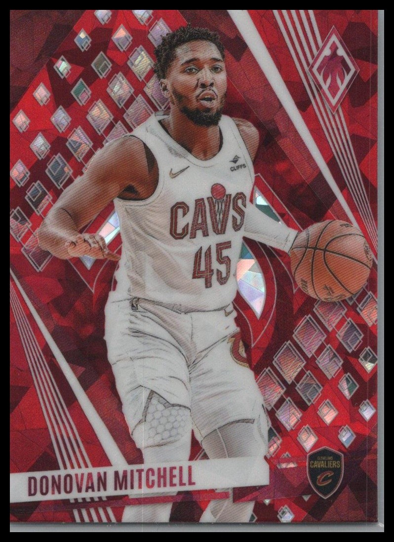 Donovan Mitchell - 2023-24 Panini Phoenix Red Ice Prizm #146 Cavaliers
