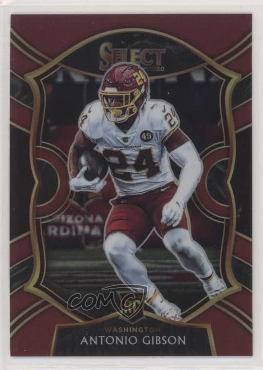 2020 Panini Select Concourse Maroon Prizm /149 Antonio Gibson #72 Rookie RC