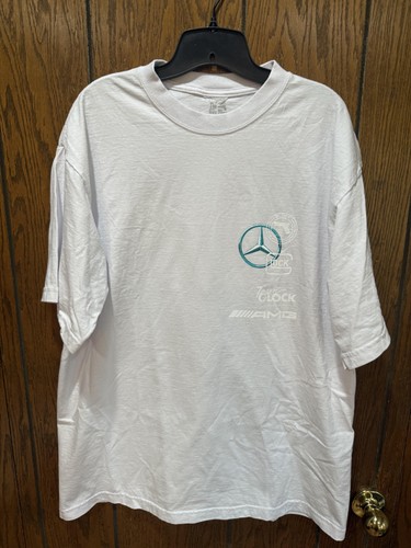 Glock Mercedes AMG Shirt Mens Extra Large White Team Glock Pistol Racing Tee