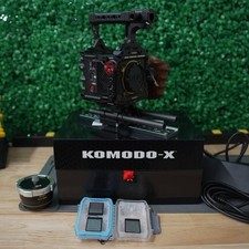  OBO RED KOMODO-X 6K S35 Nikon Z Mount  182hrs  Lens Adapter  Media  Cage 