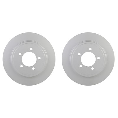 Bosch QuietCast Pair Set of Rear Disc Brake Rotors for Ford Explorer Mountaineer
