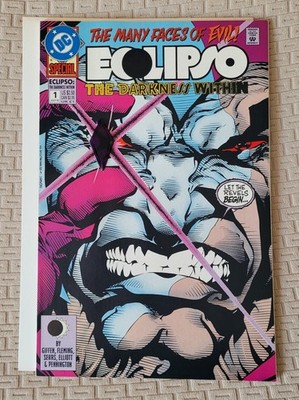 ECLIPSO The Darkness Within #1 SPECIAL DC Comics 1992 VF Gem Eye Cover