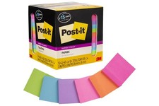 Post it Super Sticky Notes Assorted Bright Colors 3x3 in 15 Pads/Pack 45