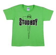 STUDBOY STUD BOY 2013 LIME KIDS T-SHIRT X-LARGE 2520-03