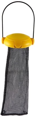 Gardman BA04820A Yellow Flip Top Thistle Feeder Mesh Bag, 4'' Wide x 12'' High