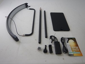 Ovollovo HD-M8X - 28" Half Moon Eyelash LED Light, Orginial Black - OPENBOX