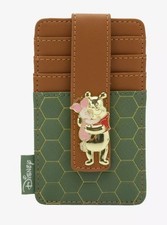 Loungefly Disney Winnie the Pooh Cardholder "Pooh & Piglet" Metal Badge New wTag