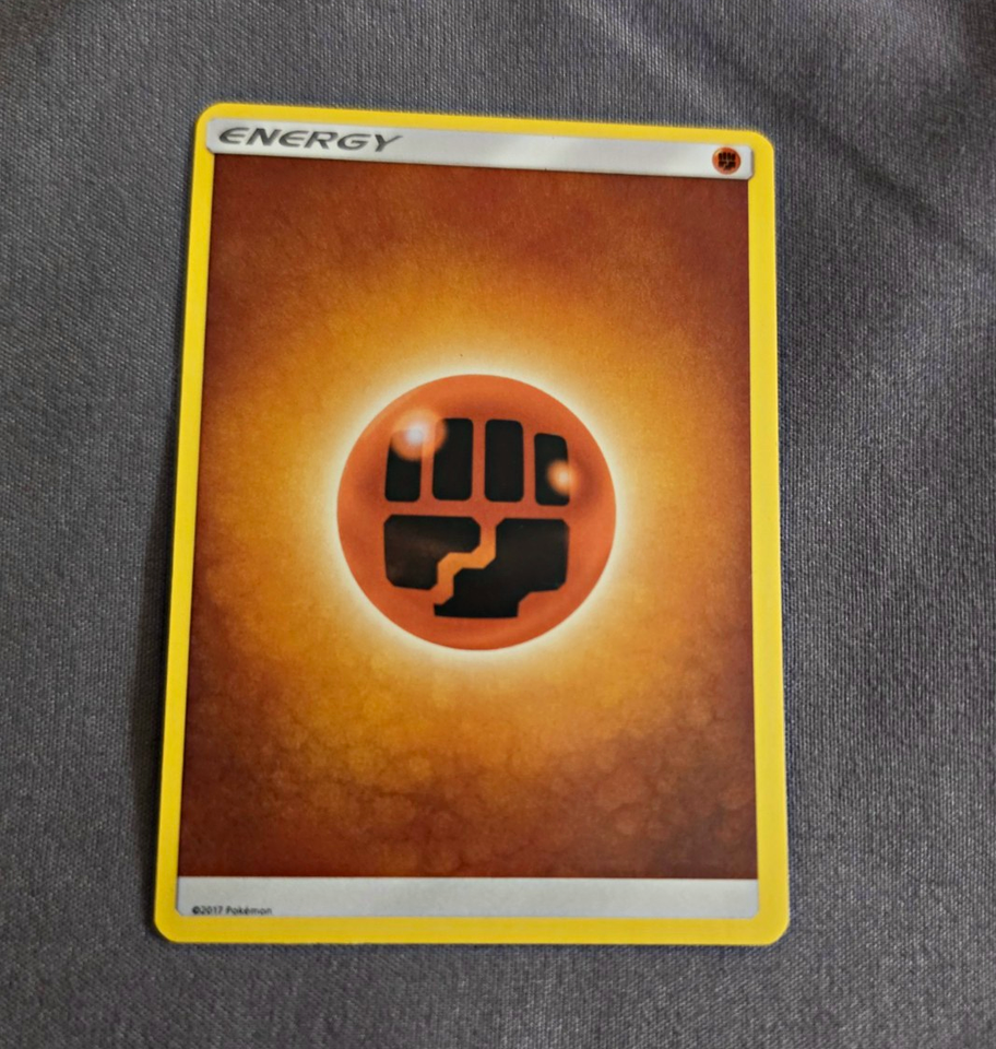 Pokemon TCG Fighting Energy Basic Energy SM Base Set 2017 English ...