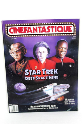 Cinefantastique Magazine April 1993 Star Trek DS9 Meteor TMNT Meteor Man VG