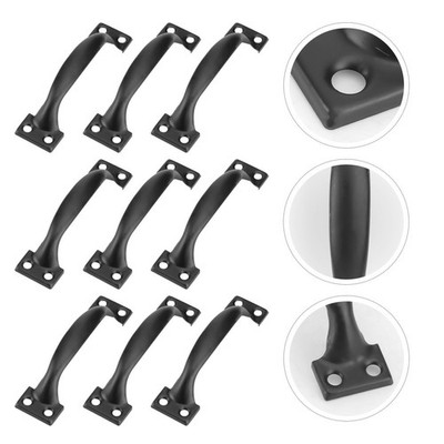 Cabinet Pull Handle Iron 10Pcs For Kitchen Cupboards Diy Enthusiasts