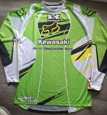 James Bubba Stewart #7 Signed Replica Fox Kawasaki Jersey - JSA