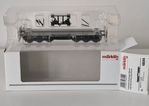 Märklin 48694 Sechsachsiger Schwerlast-Flachwagen SSym 46 der DB,H0,OVP | Condition: Gebraucht