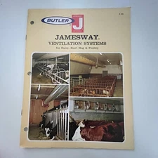 Butler Jamesway Division Ventilation Systems Vintage Farming Booklet SM39