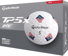 TaylorMade 2024 TP5x pix 3.0 USA Golf Balls- Dozen