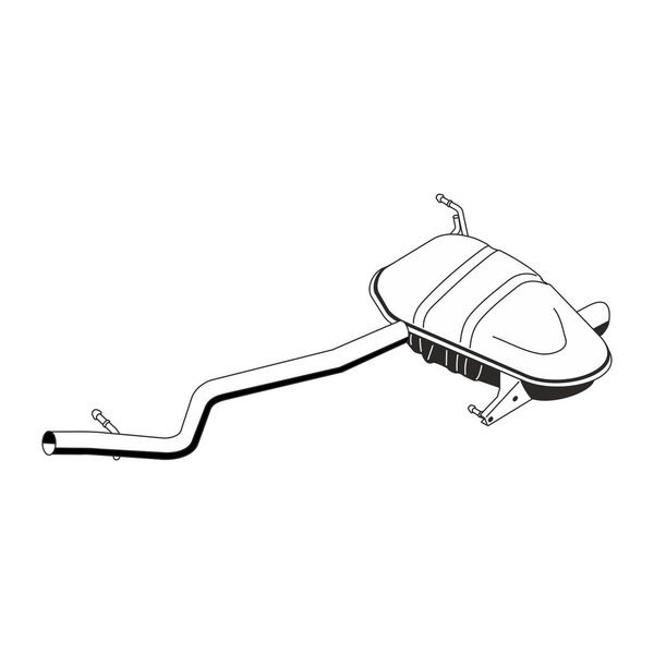 Ernst EndschalldäMpfer Auspuff FüR Bmw 1Er E81 E87 116I 118I 120I N43 122-170 Ps-image