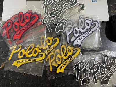 Polo Words Diffrent colors Embroiderd patches iron on Pack of 20 