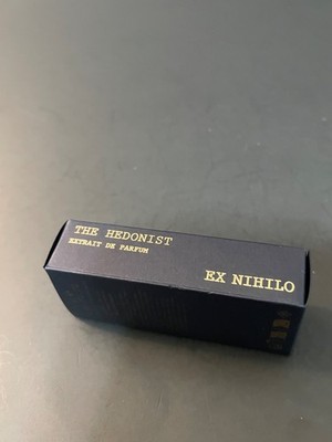 EX NIHILO  THE HEDONIST  GENDERFREE : EXTRAIT DE PARFUM SAMPLE NEW Vial