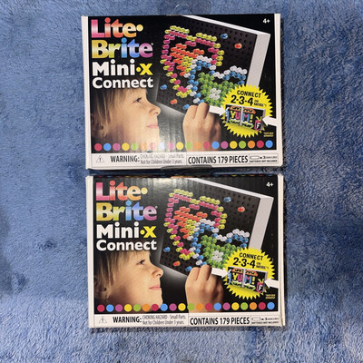 #ad New Hasbro Lite Brite Mini X Connect 80s Nostalgic 2pack connects together $20.00